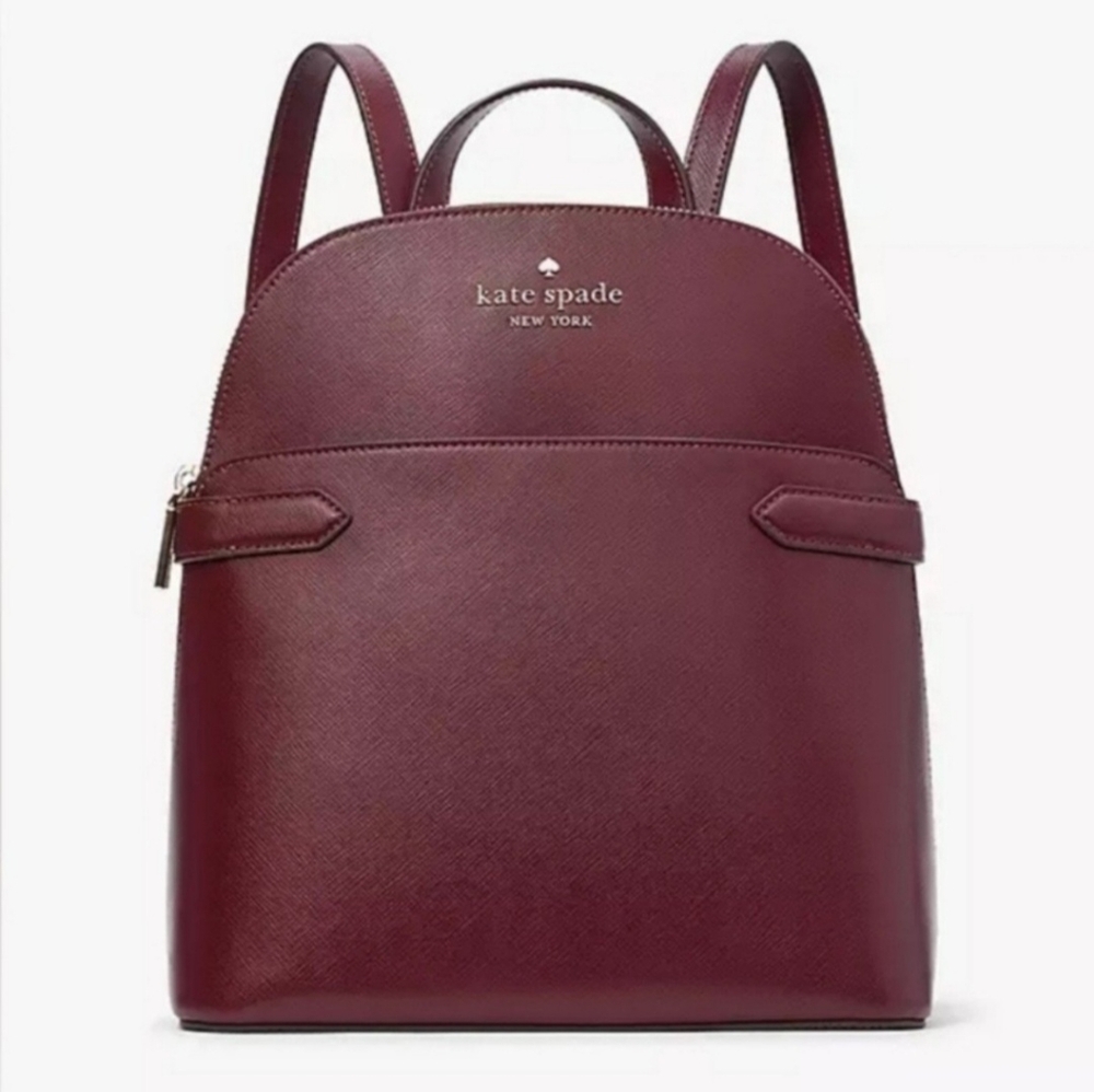 Staci Dome Backpack Burgundy